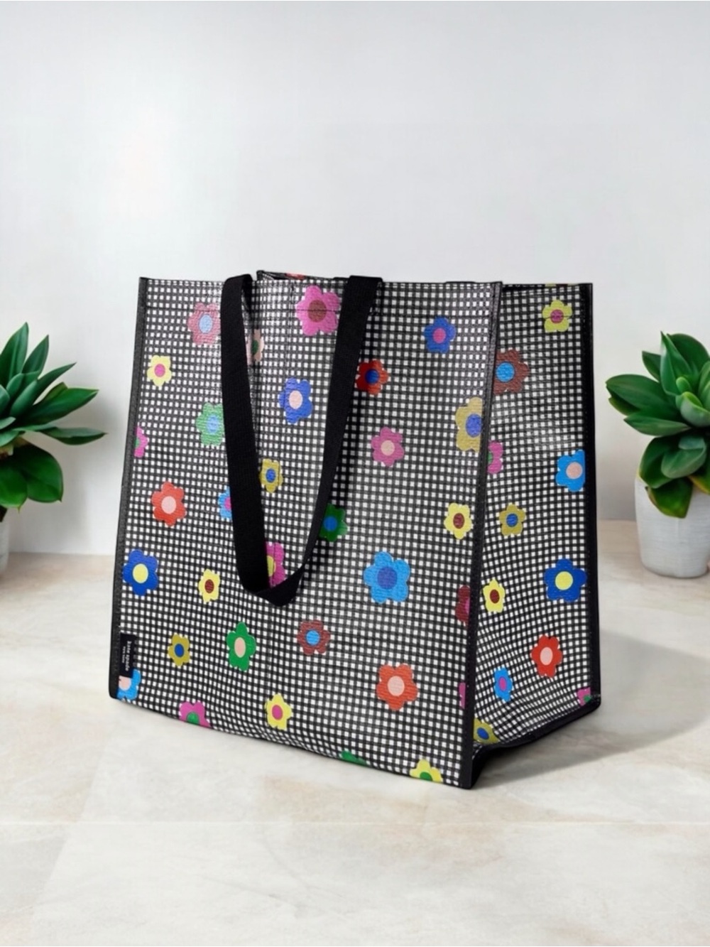 Kate Spade Gingham Garden Tote, NWT - Picture 2 of 4